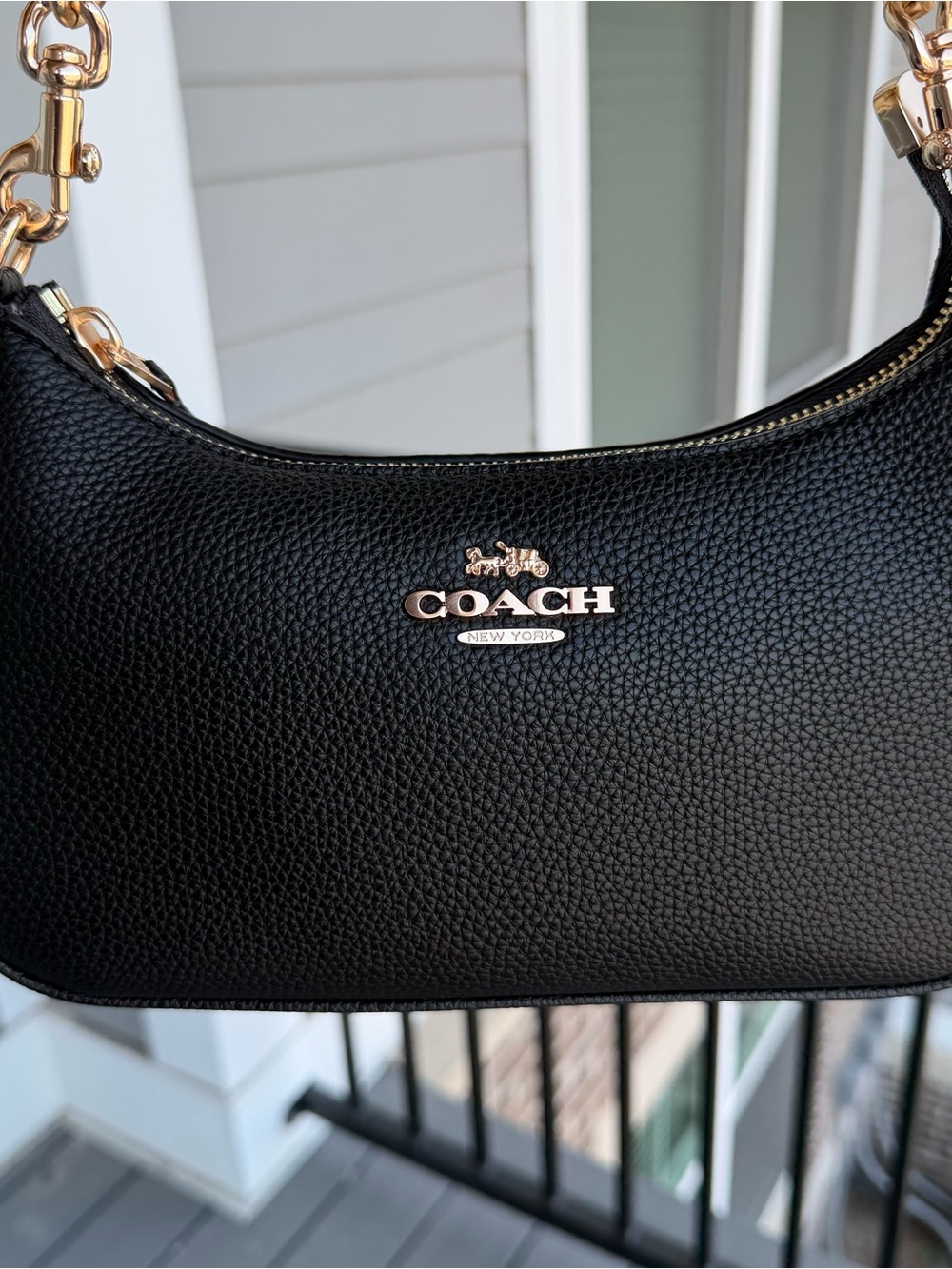 Coach Black Teri shoulder bag - Picture 2 of 8